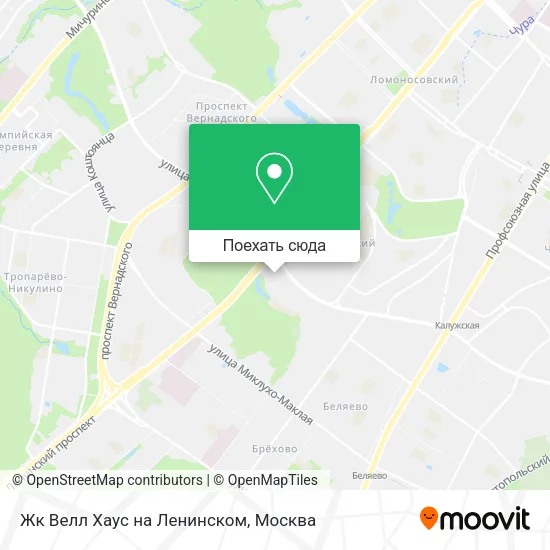 Карта Жк Велл Хаус на Ленинском