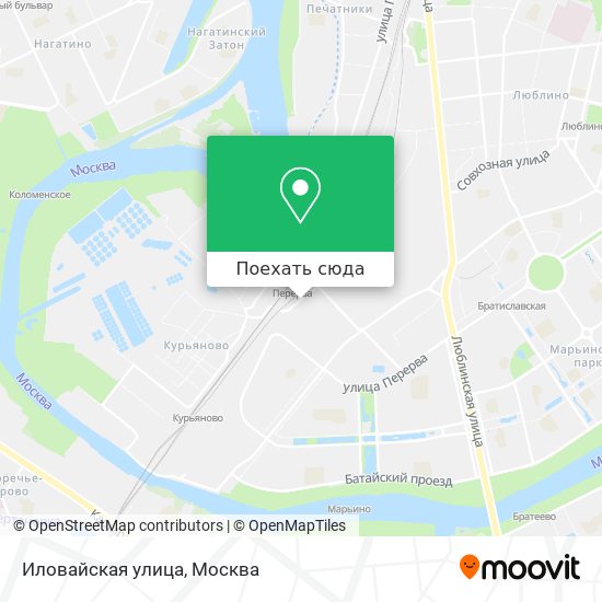 Карта Иловайская улица