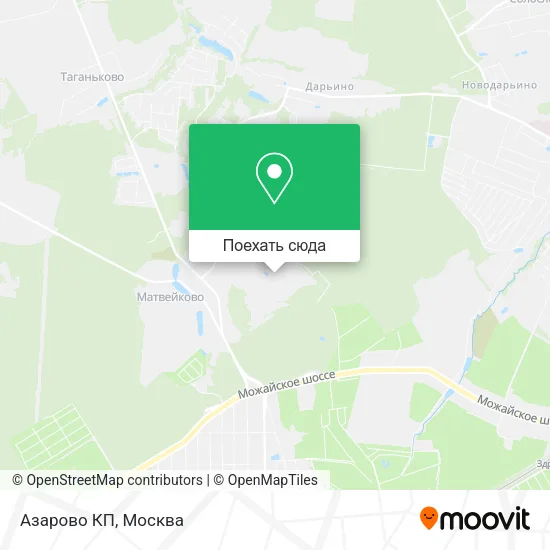 Карта Азарово КП