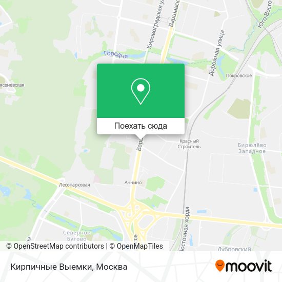 Карта Кирпичные Выемки