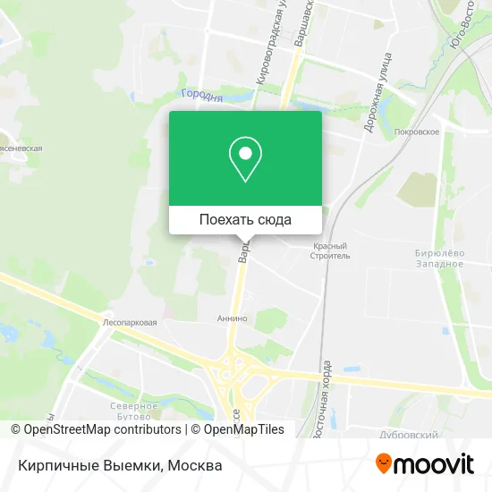 Карта Кирпичные Выемки