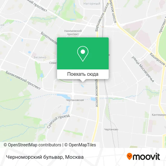 Карта Черноморский бульвар