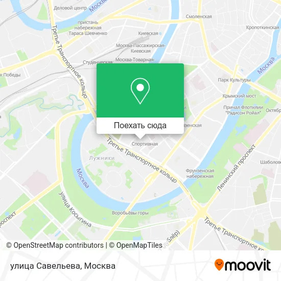 Карта улица Савельева
