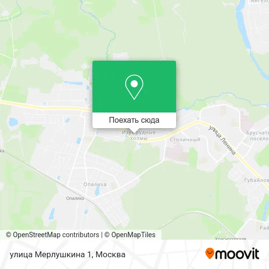 Карта улица Мерлушкина 1