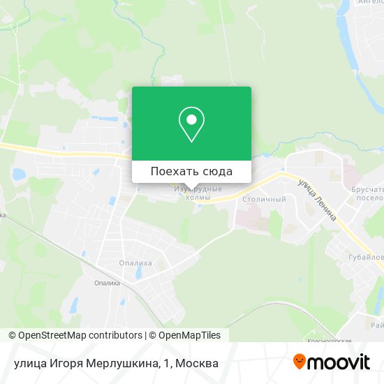 Карта улица Игоря Мерлушкина, 1
