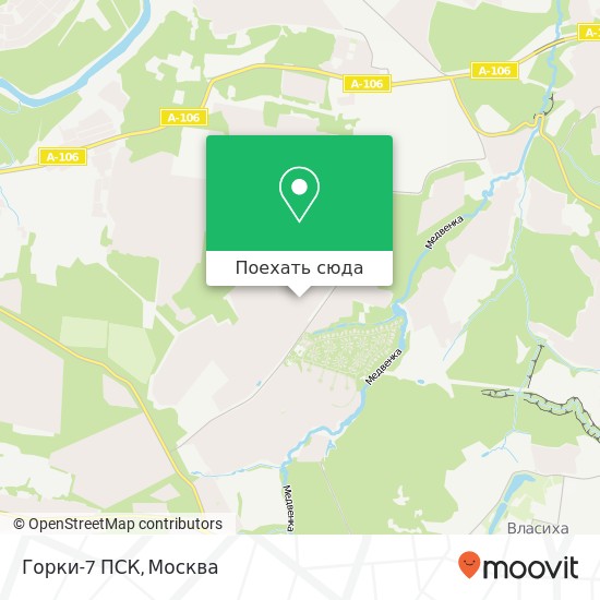 Карта Горки-7 ПСК