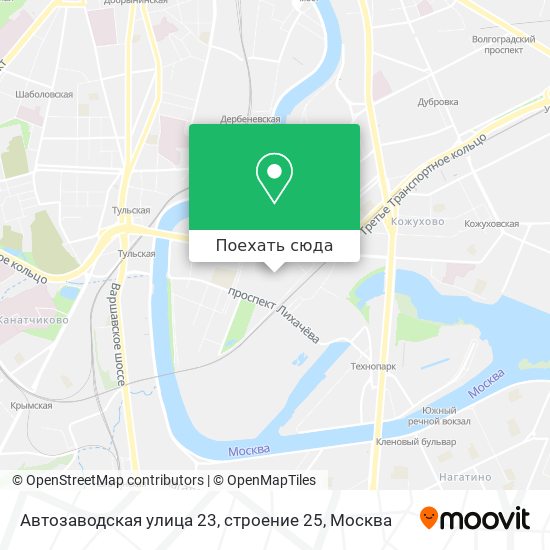 Карта москва ул автозаводская