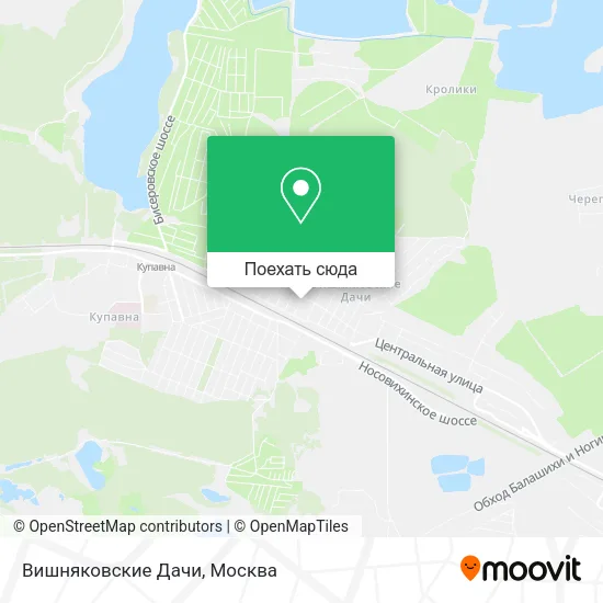 Карта Вишняковские Дачи