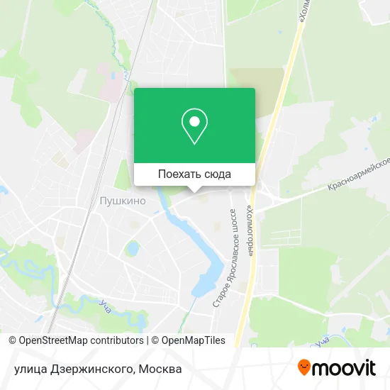 Карта улица Дзержинского