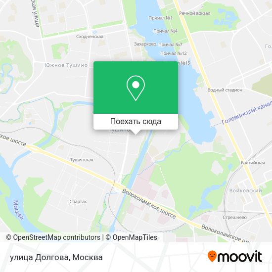 Карта улица Долгова