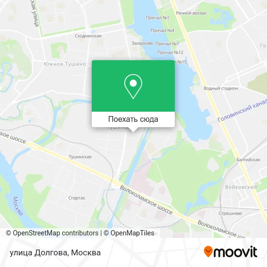 Карта улица Долгова
