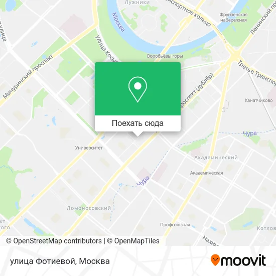 Карта улица Фотиевой