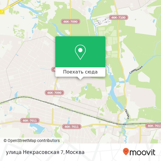 Карта улица Некрасовская 7