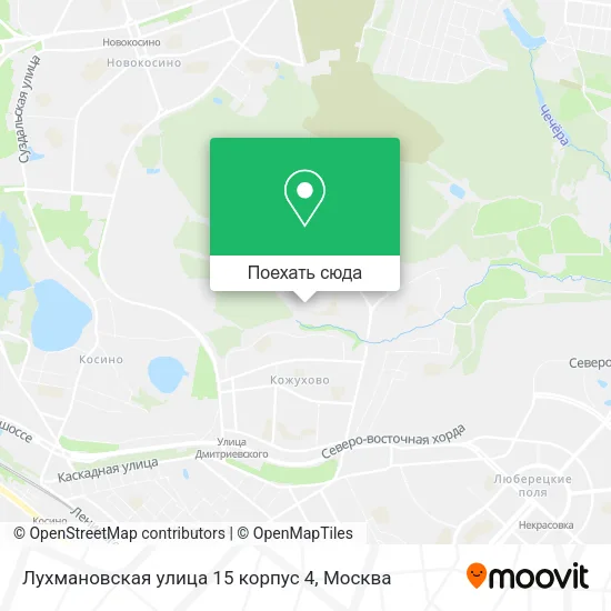 Карта Лухмановская улица 15 корпус 4
