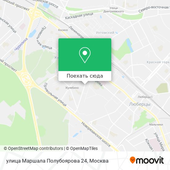 Карта улица Маршала Полубоярова 24