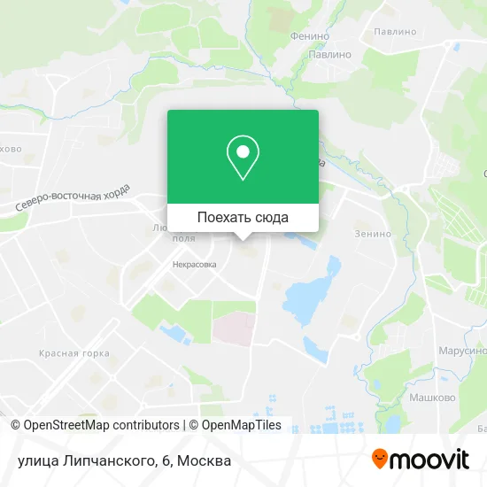 Карта улица Липчанского, 6