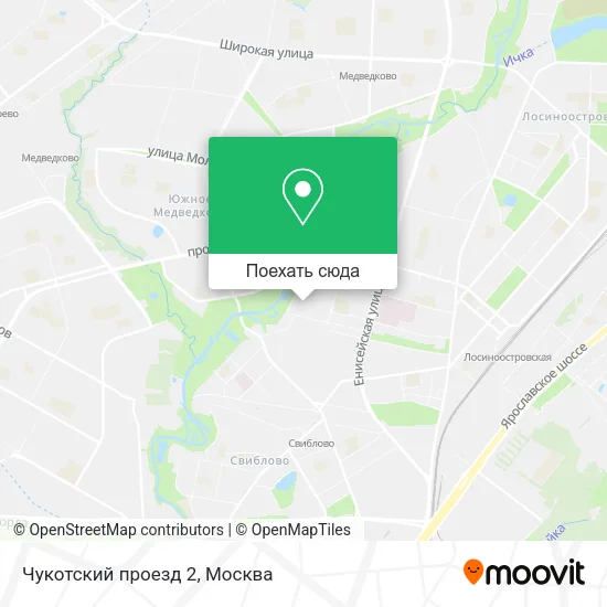 Карта Чукотский проезд 2
