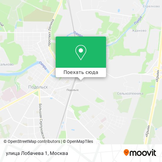 Карта улица Лобачева 1