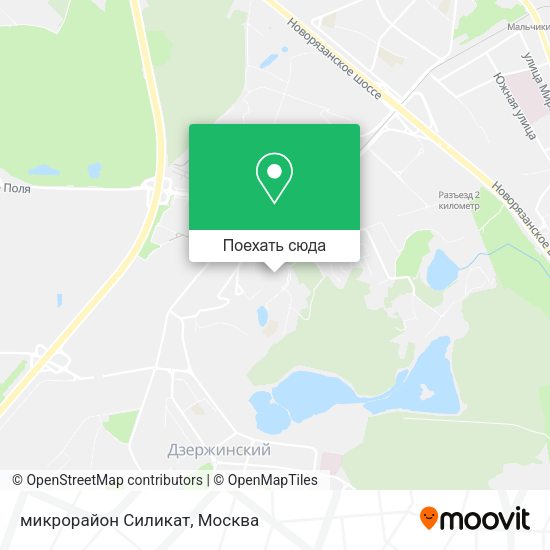 Карта микрорайон Силикат