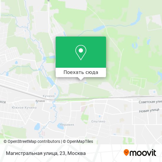 Карта Магистральная улица, 23