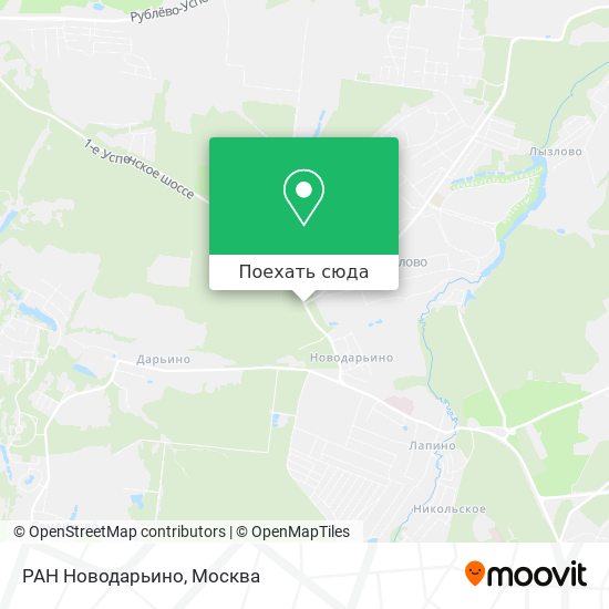 Карта РАН Новодарьино
