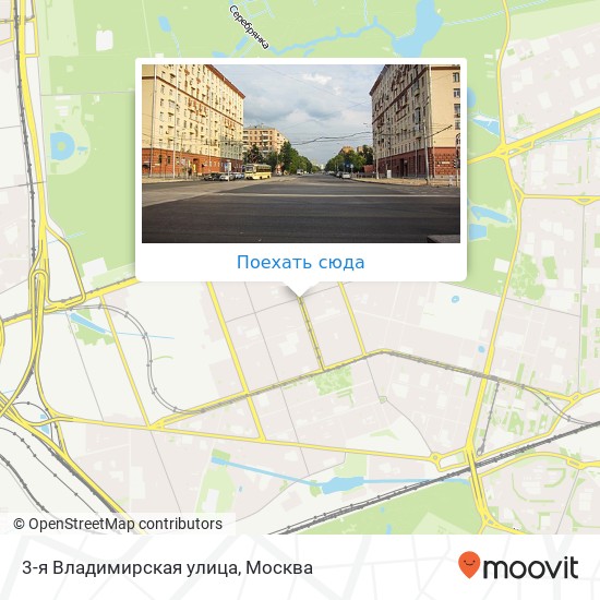 Карта 3-я Владимирская улица