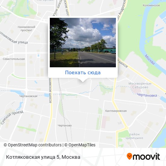 Карта Котляковская улица 5