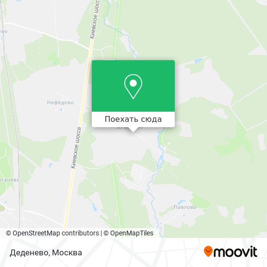 Карта Деденево