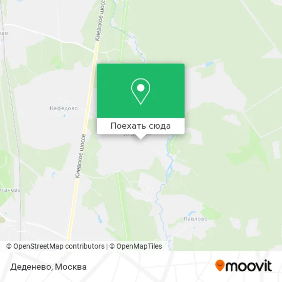 Карта Деденево