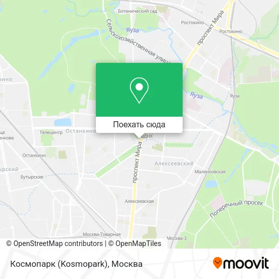 Карта Космопарк (Kosmopark)