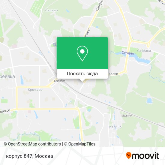Карта корпус 847