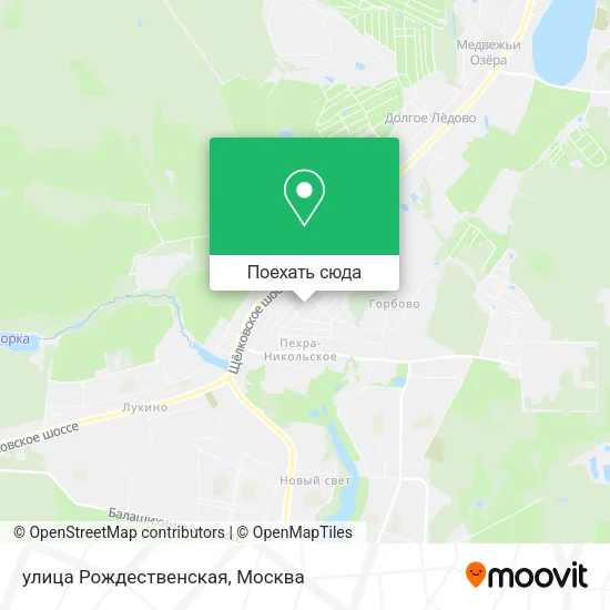 Карта улица Рождественская