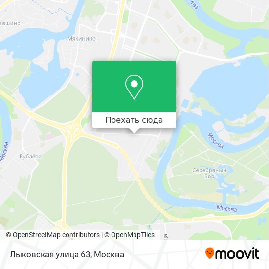 Карта Лыковская улица 63