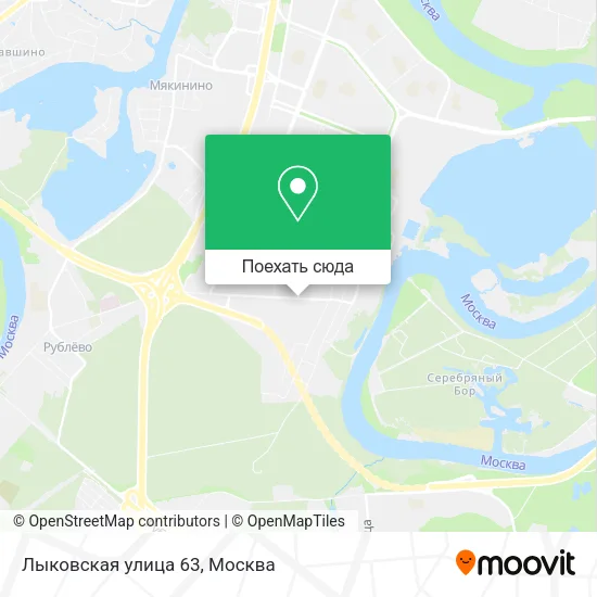 Карта Лыковская улица 63