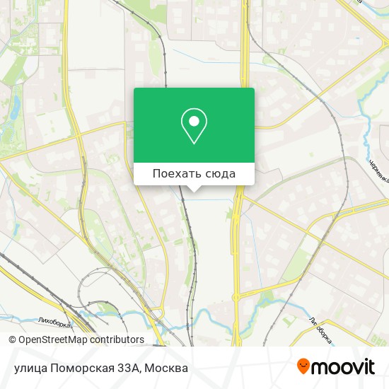 Карта улица Поморская 33А