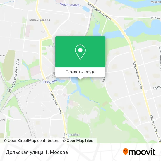 Карта Дольская улица 1