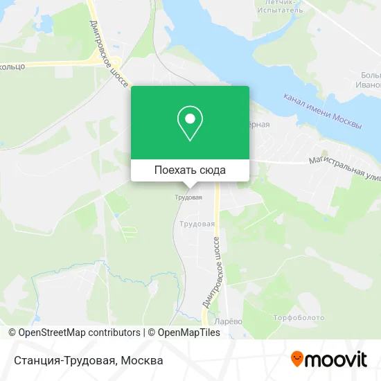 Карта Станция-Трудовая