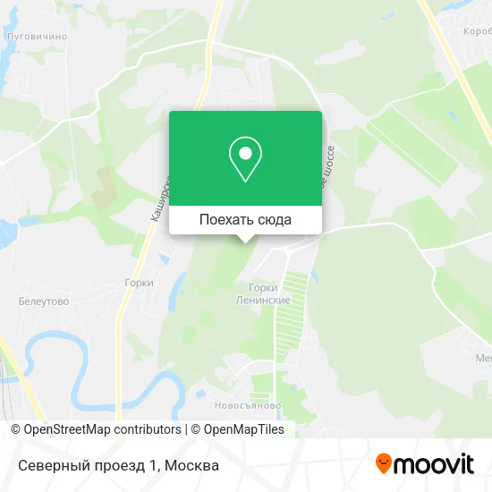 Карта Северный проезд 1