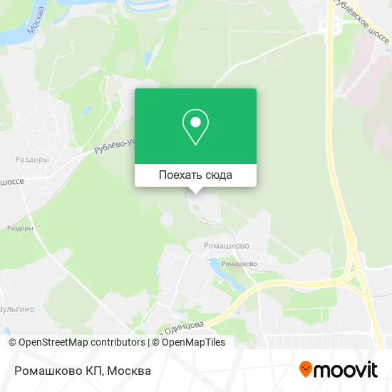 Карта Ромашково КП