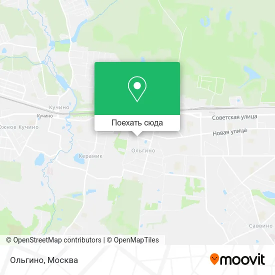 Карта Ольгино