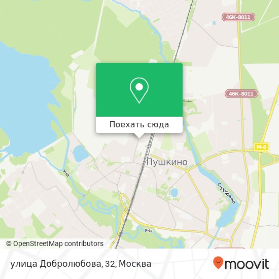 Карта улица Добролюбова, 32