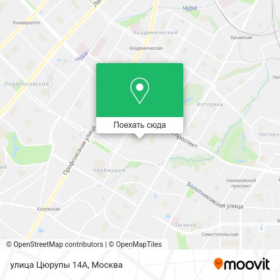 Карта улица Цюрупы 14А