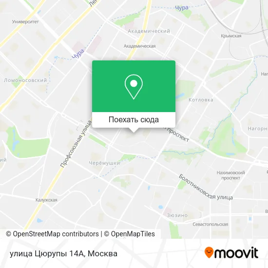 Карта улица Цюрупы 14А