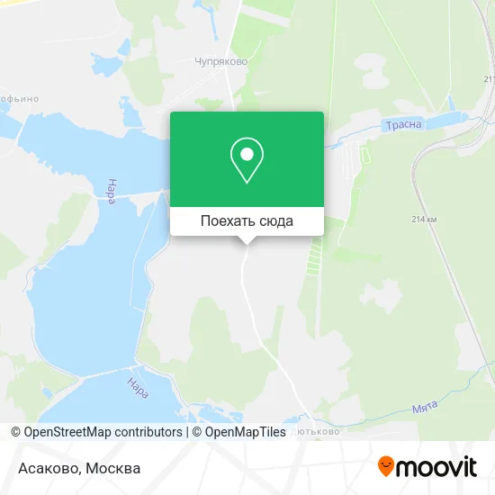 Карта Асаково