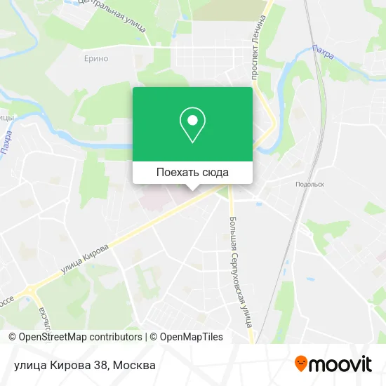 Карта улица Кирова 38