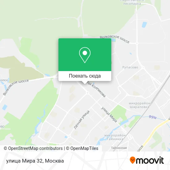Карта улица Мира 32