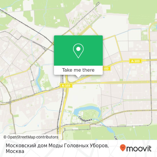 Карта Московский дом Моды Головных Уборов