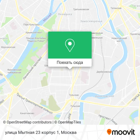 Карта улица Мытная 23 корпус 1