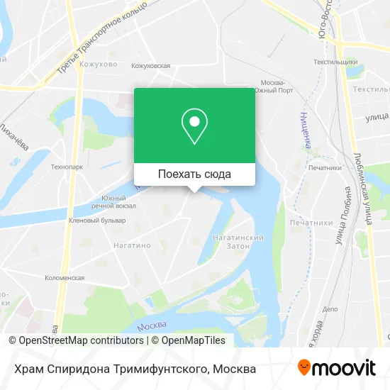 Карта Храм Спиридона Тримифунтского
