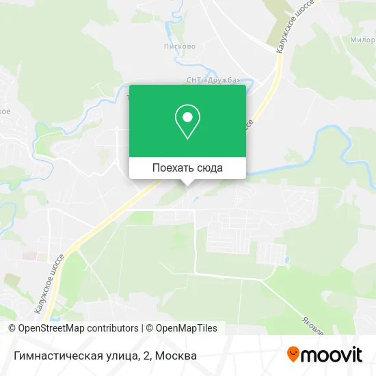 Карта Гимнастическая улица, 2